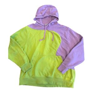 Nike Lavender and Lime Hoodie